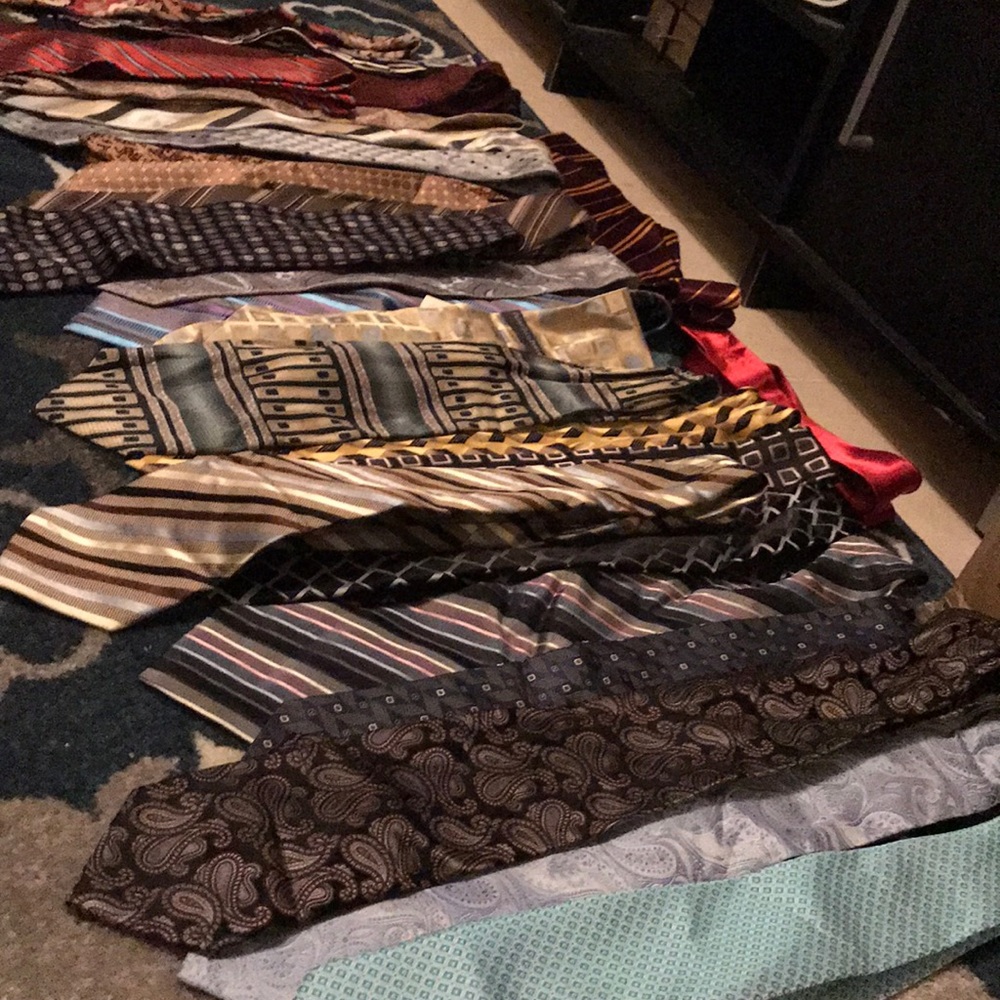 New and used ties